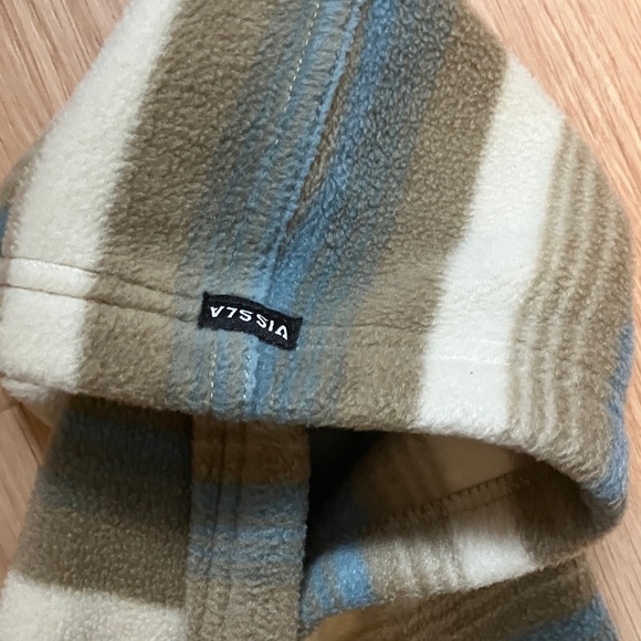 VISSLA Green and Gray Striped Hoodie - Picture 4 of 14